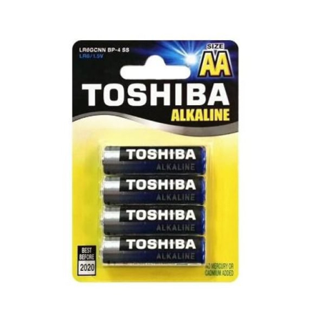 Camping - BATERII TOSHIBA R6 AA Super Heavy Duty NEGRU (4buc/set)