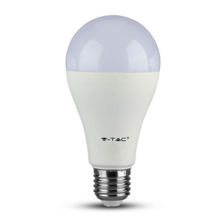 Becuri - Bec LED V-TAC, E27, A65, Chip SMD Samsung, 15W, 1250lm, 6400K