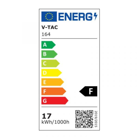 Bec LED V-TAC, E27, A65, Chip SMD Samsung, 17W, 1521lm, 6400K [1]
