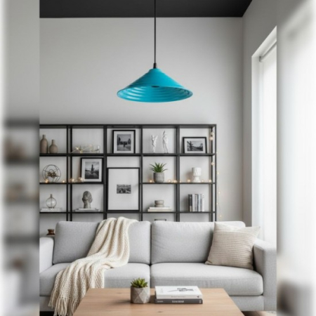 CANDELABRU ALASKA TURQUOİSE 1XE27 60W [1]