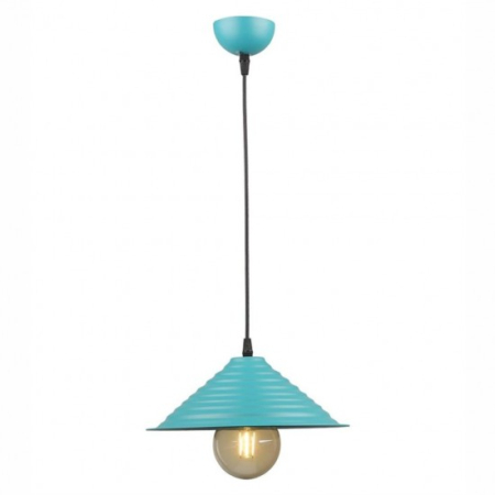 Corpuri de iluminat suspendate - CANDELABRU ALASKA TURQUOİSE 1XE27 60W