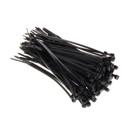 Accesorii instalatii electrice - Colier autoblocant 2.5x150 mm negru, set 100 buc.