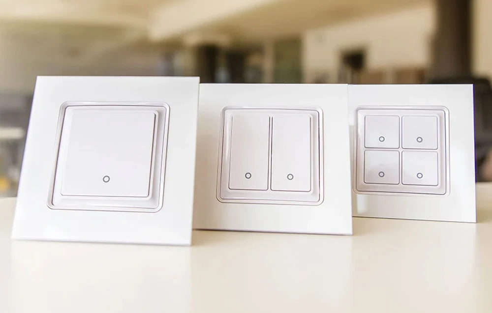 Comutator de perete Shelly 4 butoane (alb) [1]