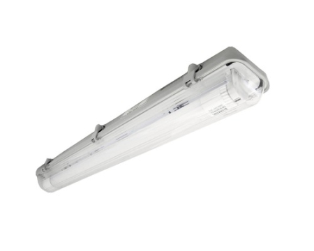 Iluminat tehnic si profesional - Corp de iluminat COMTEC FIPAD 1x20W, 120 cm, neechipat, pt tub cu Led, IP65