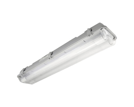 Iluminat tehnic si profesional - Corp de iluminat COMTEC FIPAD 2x20W, 120 cm, neechipat, pt tub cu Led, IP65