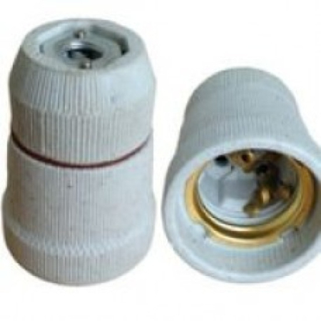 Aparataj si accesorii instalatii electrice - DULIE E27 CERAMICA DIN 2 BUCATI