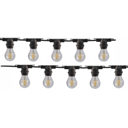 Ghirlanda luminoasa, 20m, interconectabil, E27, IP65, 20m [1]