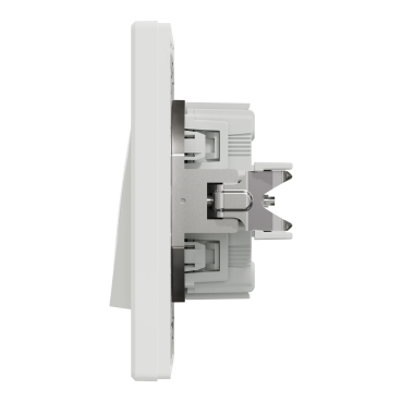 Intrerupator cap cruce ASFORA, montaj incastrat, alb [1]