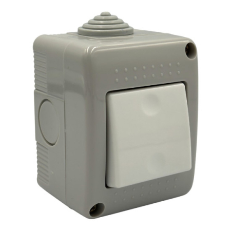 Intrerupatoare - Intrerupator cap scara aplicat, fara capac,  Antigron, IP20