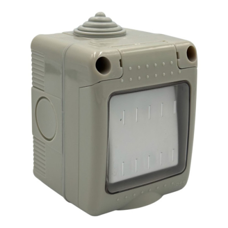 Intrerupatoare - Intrerupator simplu aplicat, cu capac,  Antigron, IP55