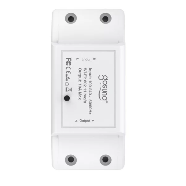 Iluminat si prize - Intrerupator Smart WiFi Gosund SW3, Control vocal si aplicatie, Alb