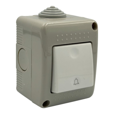 Intrerupatoare - Intrerupator sonerie aplicat, fara capac,  Antigron, IP20