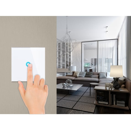 Intrerupator touch cap scara  alb [1]