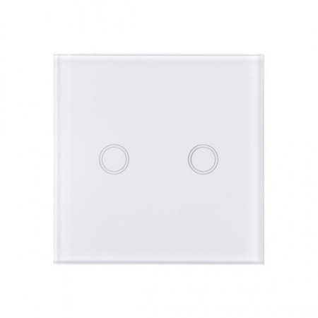 Intrerupator touch dublu alb [1]