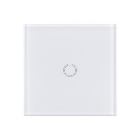 Intrerupatoare - Intrerupator touch simplu + telecomanda RF alb