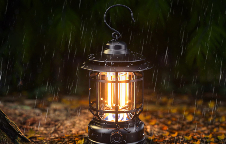 Camping - Lampa LED T51, 195lm, acumulator 2300mAh, incarcare USB-C