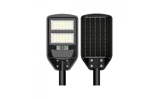 Iluminat stradal - Lampă stradală solară 8W LED  cu  telecomandă