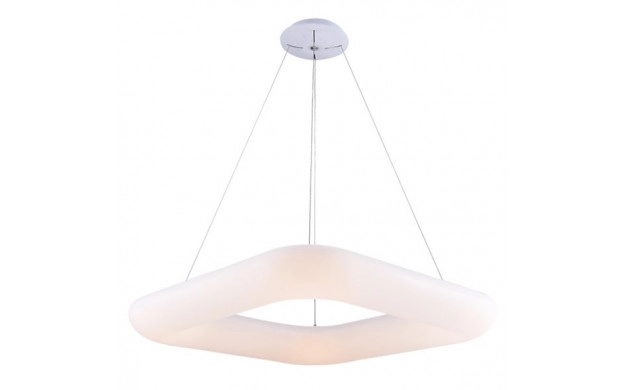 Corpuri de iluminat suspendate - Lampă suspendată LED, pătrată albă