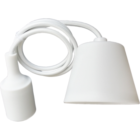 Corpuri de iluminat suspendate - LAMPA SUSPENDATA VIOLA ALBA E27