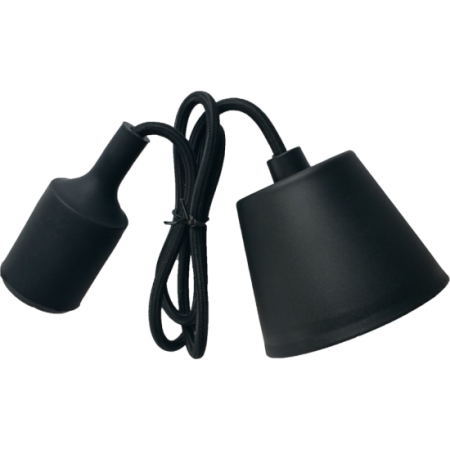 Corpuri de iluminat suspendate - LAMPA SUSPENDATA VIOLA NEAGRA E27