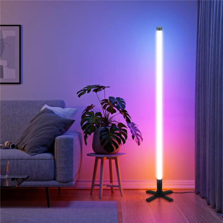 Lampa de podea - Lampadar LED RGB 8W+ telecomandă IC IR Avide