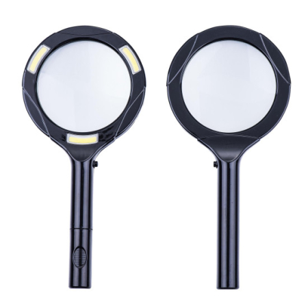 Altele - LUPA CU 3 LEDURI COB CU BATERII 2XR6 2W/150LM/6500K