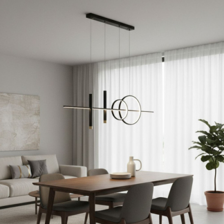 Lustra led maro cu telecomanda CAELI 82W/4000LM 2700K-6500K [1]