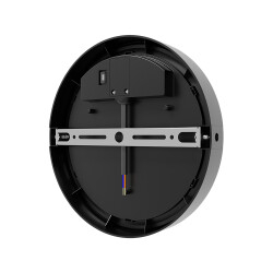 Plafoniera LED 18W cu senzor microunde, montaj aplicat, CCT, IP65,  neagra, Braytron [2]