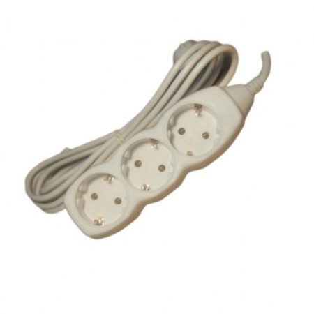 Aparataj si accesorii instalatii electrice - Prelungitor cu impamintare 1,5m - 3 prize