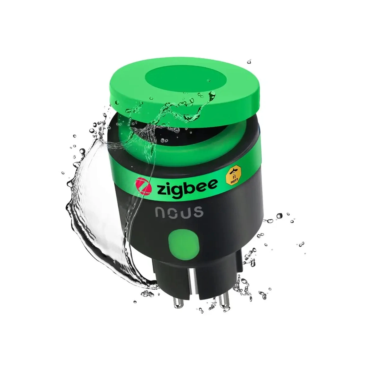 Prize - Priza Inteligenta WiFi pentru exterior NOUS A6Z,16A - ZigBee 3.0, Monitorizare energie, IP44