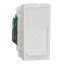 Prize - Priza internet Schneider, gama Noua Unica, RJ45 cat. 5, 1 modul, incastrata, alba