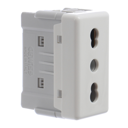 Priza modulara GEWISS standard italian 10A, 1P [1]