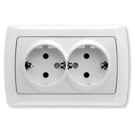 Prize - Priza VIKO Carmen dubla cu CP(timbru verde inclus)