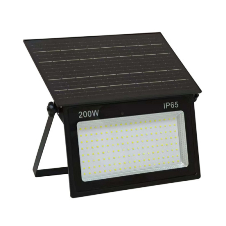 Proiectoare - Proiector cu panou solar integrat 200W, 320x210x52mm, 1900lm, IP65, 6500K