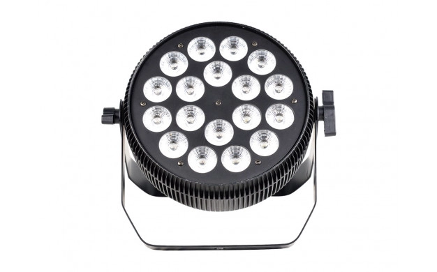 Party - Proiector petrecere plat subțire cu LED RGBWA+UV  6 în 1