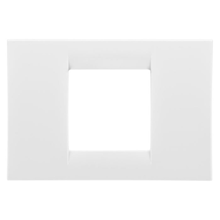 Accesorii instalatii electrice - Rama din gama Gewiss System, colectia Virna, GW22102, 1 modul, alba, pentru priza / intrerupator