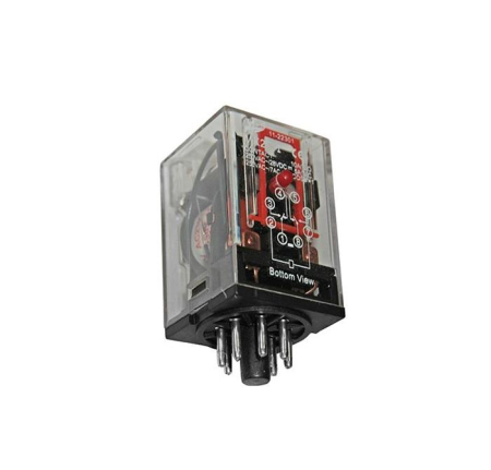 Relee si contactoare - Releu intermediar Adeleq, 8 pini, 230VAC, 8A, 2 contacte