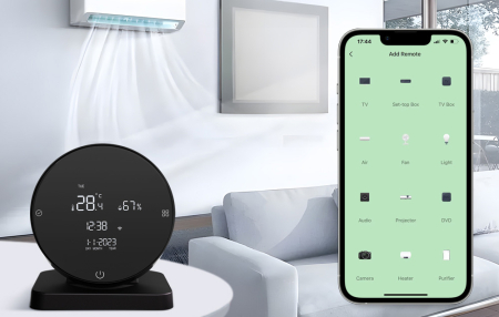 Senzor de temperatură și umiditate IR  WHS20S Tuya [3]