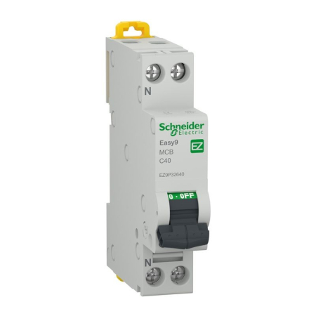 Sigurante - Siguranta MCB SCHNEIDER ELECTRIC Easy9, 1P+N, 40A, curba C