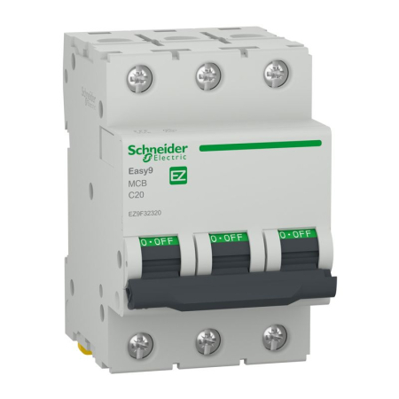 Sigurante - Siguranta MCB SCHNEIDER ELECTRIC Easy9, 3P, 20A, curba C