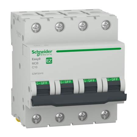 Sigurante - Siguranta MCB SCHNEIDER ELECTRIC Easy9, 4P, 10A, curba C