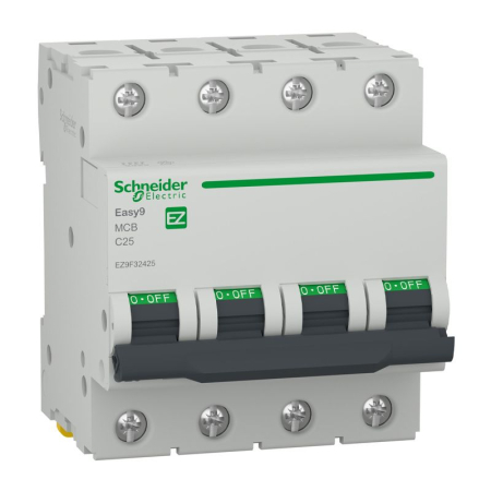 Sigurante - Siguranta MCB SCHNEIDER ELECTRIC Easy9, 4P, 25A, curba C