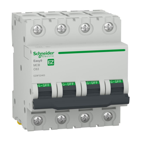 Sigurante - Siguranta MCB SCHNEIDER ELECTRIC Easy9, 4P, 63A, curba C