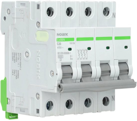 Sigurante - Siguranta NOARK Ex9BN 3P+N 20A 6kA curba C, 100159