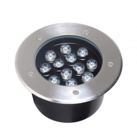 Spoturi - Spot LED pardoseala 12W=60W, Ø180mm, 6400K, lumina rece