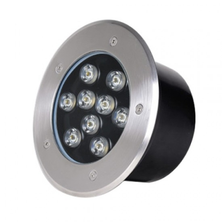 Spoturi - Spot LED pardoseala 9W=45W, Ø160mm, 6400K, lumina rece