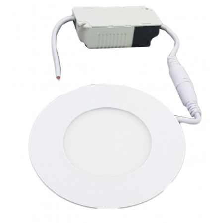 Spoturi - SPOT LED ROTUND SLIM INCASTRAT, Ø85/3W/6400K