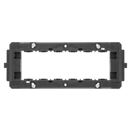 Accesorii instalatii electrice - Suport pentru sistemul de rame aparataj modular Gewiss System, GW24230-1Bl, 6 module