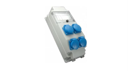 Tablouri electrice - Tablou organizare santier monofazic, 6 module, IP54, 230VAC, 16A, SEZ, ROS 5-6/x-16/S