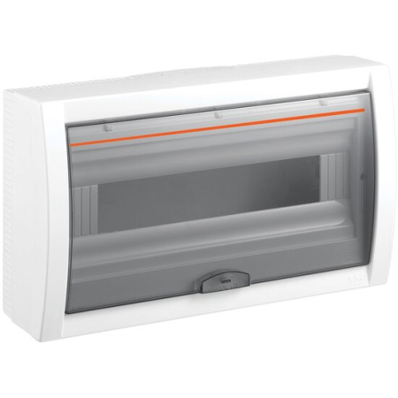 Tablouri electrice - TABLOU SIGURANTE VIKO, 18 MODULE, APLICAT, DISPUNERE PE 1 RAND, IP40, USA TRANSPARENTA